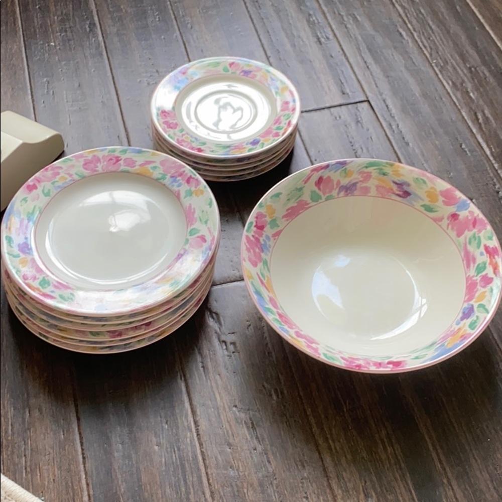 Bali Vitromaster 1990s stoneware dishes sets